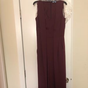 ANTONIO MELANI: HEAD TURNING MAROON JUMPSUIT